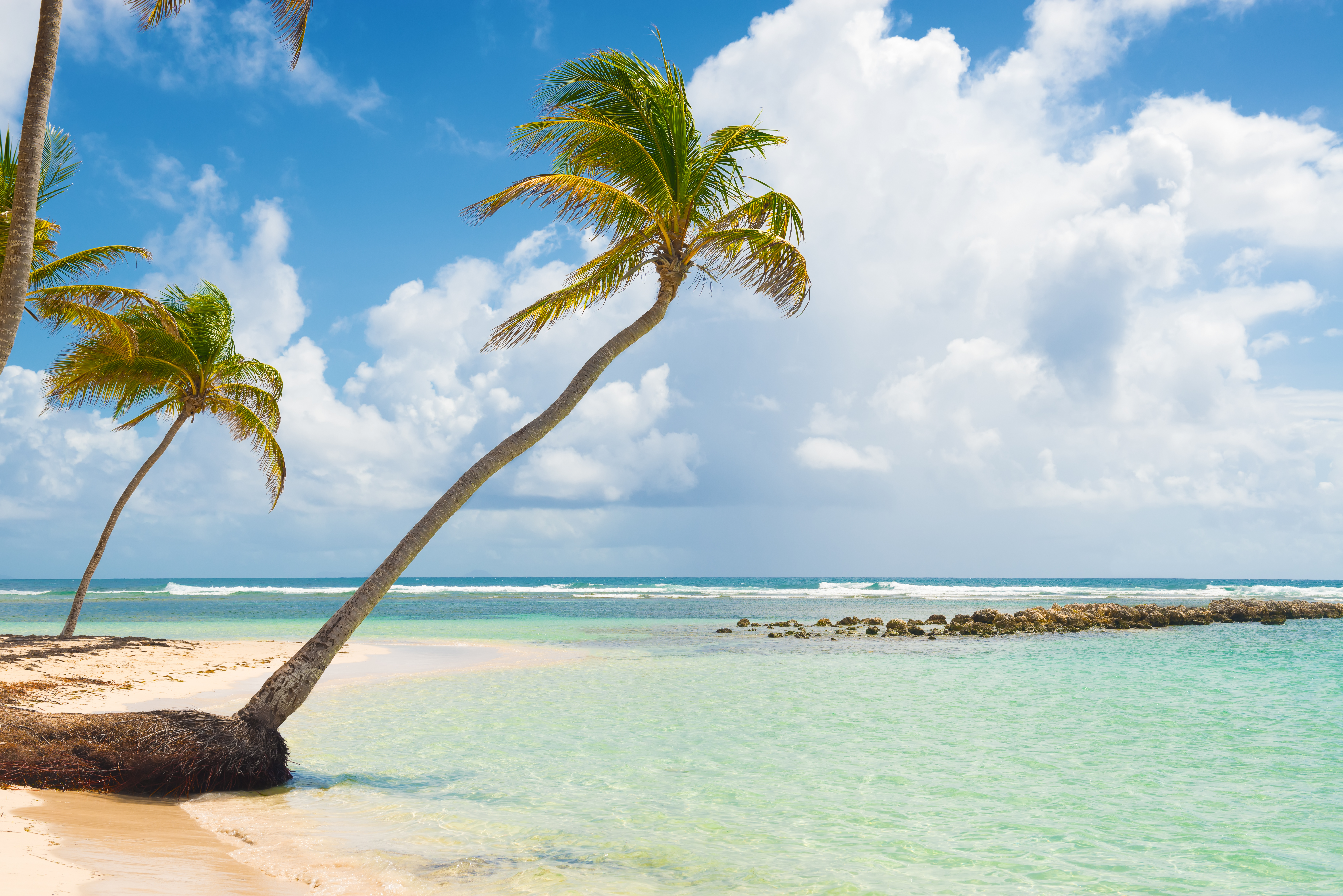 Plage en Guadeloupe
